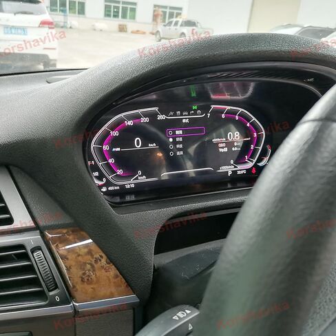 LCD Digital Cluster لـ BMW X5 E70 2007-2013 ، لوحة مقاييس عدادات لوحة القيادة الافتراضية in Kuwait