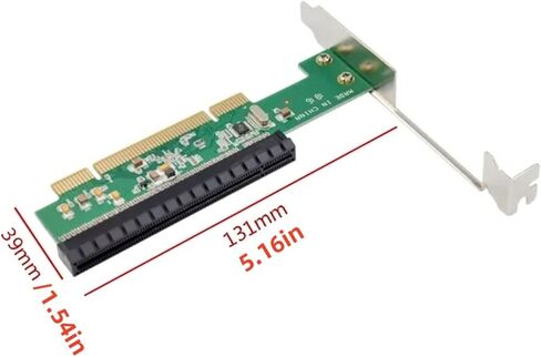PCI 32-Bit to PCI Express x1 x4 x8 x16 Adapter Card PXE8112 2.5Gbps Data Transfer Support Reverse Bridge Driver-Free in Saudi Arabia