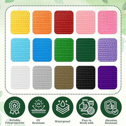 15 Rolls Webbing Strap for Bags 1 Inch Wide, Polypropylene 75 Yards Webbing 1 Inch Heavy Duty Webbings for Bags, Climbing Outdoors Indoors, Crafting DIY(15 Colors Mixed) in Kuwait