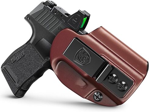 حافظة IWB متوافقة مع SIG Sauer P365 وP365X وP365 SAS - حافظة حمل مخفية مع قطع بصري، ملحق داخل حزام الخصر (اليد اليمنى) in Kuwait