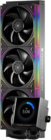 Thermalright Peerless Vision 360 ARGB Black CPU Aio Cooler,PC 360 Specification Water Cooler System,3.95’’IPS LCD Screen with 480x480 Resolution,for AM4/AM5;Intel 1700/1851,3 Wireless Splicing Fans in Saudi Arabia