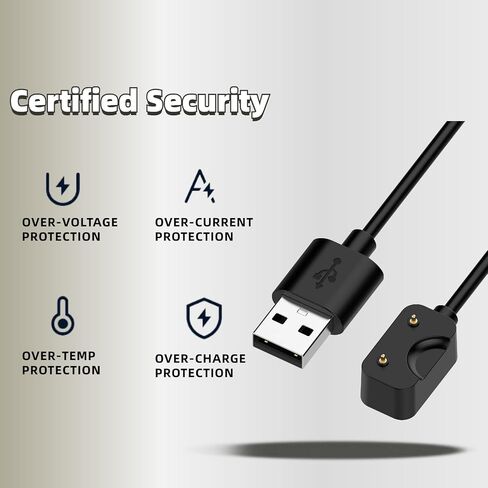 Compatible for Samsung Galaxy Fit 3 SM-R390 Charger, USB Cable Fast Charging 3.3ft/100cm (White) in Saudi Arabia