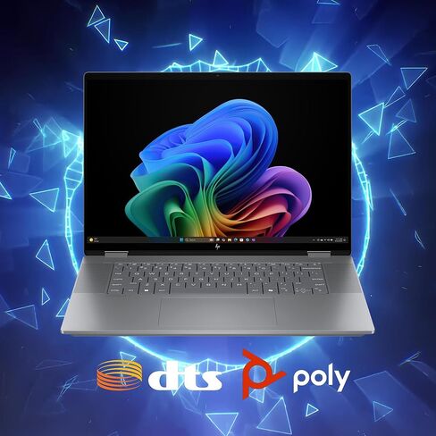 HP OmniBook X Flip Copilot+ AI PC 2-in-1 Laptop | 16" WUXGA Touch (400nits) | AMD 8-core Ryzen AI 7 350 (Up to 50 Tops) | 24GB DDR5 1TB SSD | Backlit 5MP IR Privacy Camera Win11Pro w/DLCA Accessory in Saudi Arabia