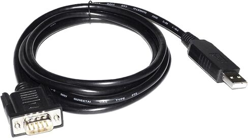 محول USB إلى DB9 أنثى/ذكر إلى RS232 محول تسلسلي قياسي PINOUT وكابل مودم Null (1.8 متر، DB9 Female PINOUT 1) in Kuwait