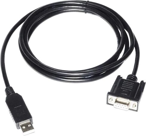 محول USB إلى DB9 أنثى/ذكر إلى RS232 محول تسلسلي قياسي PINOUT وكابل مودم Null (1.8 متر، DB9 Female PINOUT 1) in Kuwait