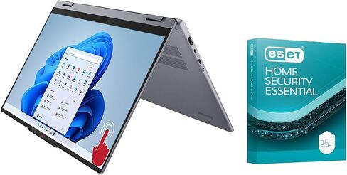 Lenovo IdeaPad 5 16AKP10 16 بوصة WUXGA IPS Touchscreen Copilot+ كمبيوتر محمول 2 في 1، AMD Ryzen AI 7 350 2.0 جيجا هرتز؛ ذاكرة الوصول العشوائي LPDDR5x-6400 سعة 16 جيجابايت؛ محرك أقراص الحالة الصلبة 1 تيرابايت؛ رسومات Radeon 860M مع برنامج مكافحة الفيروسات  in Saudi Arabia