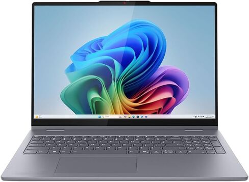 Lenovo IdeaPad 5 16AKP10 16 بوصة WUXGA IPS Touchscreen Copilot+ كمبيوتر محمول 2 في 1، AMD Ryzen AI 7 350 2.0 جيجا هرتز؛ ذاكرة الوصول العشوائي LPDDR5x-6400 سعة 16 جيجابايت؛ محرك أقراص الحالة الصلبة 1 تيرابايت؛ رسومات Radeon 860M مع برنامج مكافحة الفيروسات  in Saudi Arabia