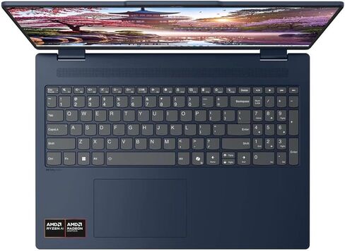Lenovo IdeaPad 5 2-in-1 with AMD Ryzen AI 7 350 Processor, 14" WUXGA IPS Touchscreen Display, Wi-Fi 7, 16GB LPDDR5X Memory, 1TB SSD, FHD/IR Hybrid Camera, Digital Pen, Backlit KYB, and Win 11 Home in Saudi Arabia