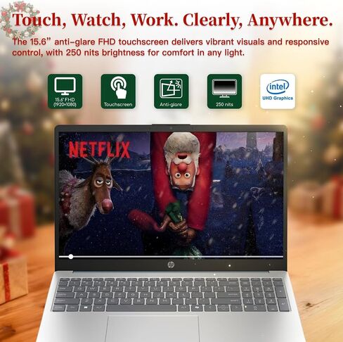 HP 17t Laptop Computer, 17.3" FHD(1920×1080), Intel 10-Core i5-1334U, Backlit KB, Fingerprint, Window 11 Pro Laptop for Business & Students, Redragon Patent Kit, 32GB RAM, 1TB SSD in Saudi Arabia