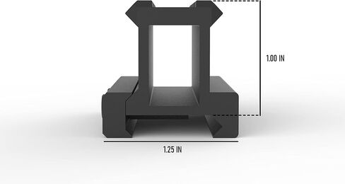 Monstrum Lockdown V3 Picatinny Riser Mount مع قاعدة إيقاف الارتداد | طول 2.5 بوصة in Kuwait