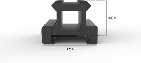 Monstrum Lockdown V3 Picatinny Riser Mount with Recoil Stop Base | 2.5 inch Length in Saudi Arabia