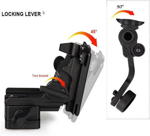 PVS 14 J Arm Night Vision Goggles NVG Mount Metal Helmet Mount Rhino Mount متوافق مع جميع موديلات PVS14 in Kuwait