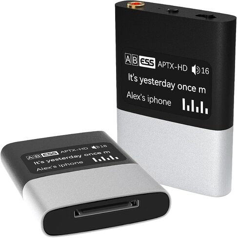 30 Pin Bluetooth Adapter Receiver, Compatible with Bose SoundDock and iPhone Dock Speakers, with 3.5mm Aux Cable in Saudi Arabia