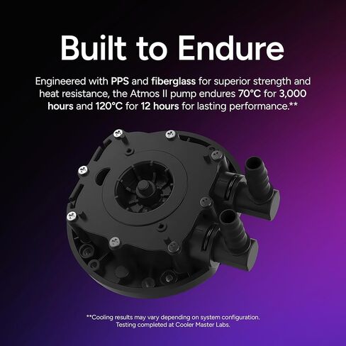 Cooler Master Atmos II 360 VRM AIO Liquid CPU Cooler, VRM Fan, ARGB White in Saudi Arabia