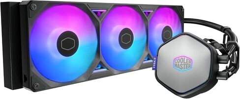 Cooler Master Atmos II 360 VRM AIO Liquid CPU Cooler, VRM Fan, ARGB White in Saudi Arabia