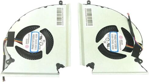 PABD19735BM DC5V 0.65A 4Pin مروحة ل GE76 WE76 GP76 MS-17K3 17K2 17K1 CPU GPU برودة مروحة (زوج) in Kuwait