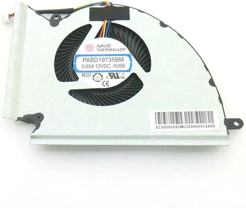PABD19735BM DC5V 0.65A 4Pin مروحة ل GE76 WE76 GP76 MS-17K3 17K2 17K1 CPU GPU برودة مروحة (زوج) in Kuwait