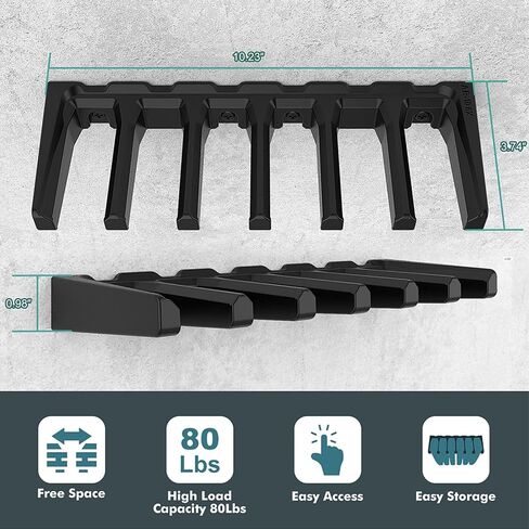 AR-10 Wall Mount Mag Holder for Gun Safe,Standard PMAG Rack Wall Mount | AR10 Wall Mount for AR 308 Rifle Wall Rack|PMAG Magazine Holder Display for Gun Room | AR Mag Storage & Accessories in Kuwait