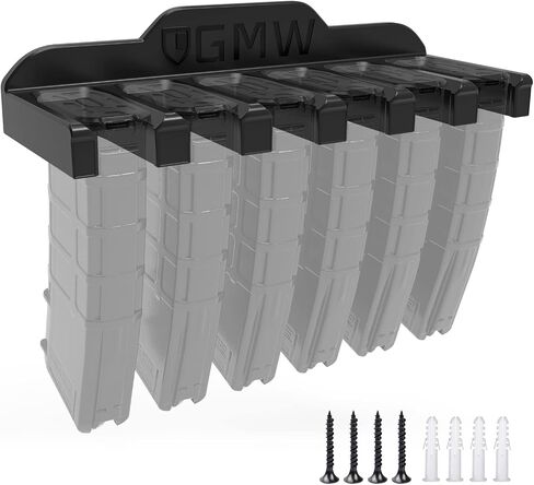 GMW PMAG Magazine Holder, AR Magnetic Mag Holder, AR Wall Mount Mag Holder for Gun Safe, AR Mag Storage and Accessories in Saudi Arabia