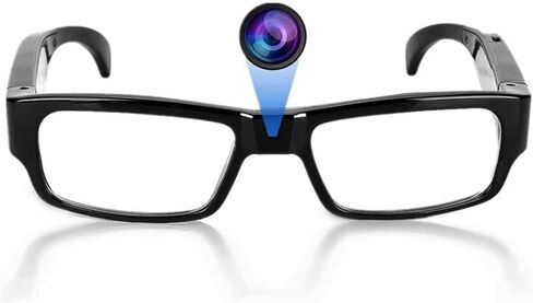 Limiete 1080P HD Spy Glasses Camera – 32GB Built-in Memory/Lightweight Frame / 90 Min Recording/One-Touch Operation/USB Plug & Play, No Wi-Fi Needed, Portable Video Recorder in Saudi Arabia