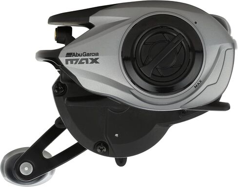 Abu Garcia Max X Low Profile Baitcast Reel, Size LP (1539734), 4 Stainless Steel Ball Bearings + 1 Roller Bearing, Synthetic Star Drag, Max of 15lb | 6.8kg in Saudi Arabia