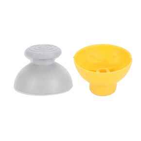 10 قطع من عصا التحكم التناظرية، عصا التحكم، غطاء الإبهام لوحدة تحكم نينتندو جيم كيوب NGC، أصفر ورمادي in Kuwait