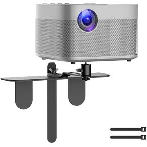 suptek Universal Projector Stand Mount – 360° Swivel & Tilt Bracket for Bedside, Sofa & Table – Sturdy Plug-In Base with 1/4" Thread – Works with Most Mini Projectors, Cameras & Phone Clips (PR001CP) in Kuwait