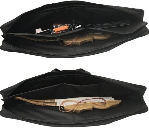 ZSHJGJR Archery Recurve Bow Bag Take Down Portable Soft Bow Case Double Layer Bag for Storage and Arrow, for Take Down Recurve Bow/Long Bow Outdoor Shooting Practice in Saudi Arabia
