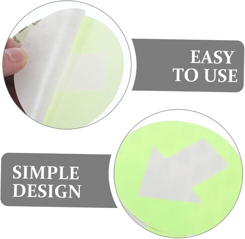 Ciieeo 20Pcs Reflective Trail Markers Waterproof Arrow Direction Signs Adhesive for Outdoor Camping and Hunting in Saudi Arabia