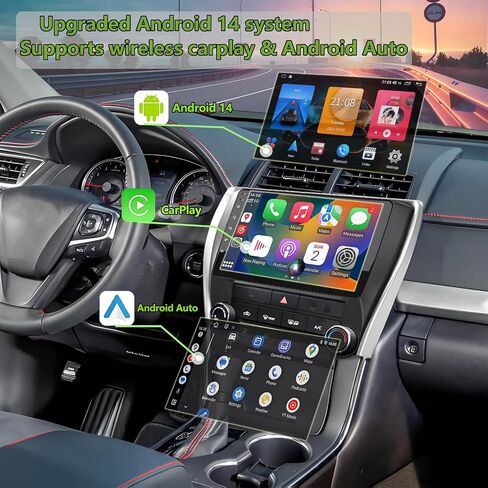 for Toyota Camry Radio Upgrade 2015-2017: Android 14 Car Stereo Replacement with Wireless CarPlay Android Auto - 10.2 Inch Touchscreen Head Unit GPS Navigation 2G+32G in Saudi Arabia