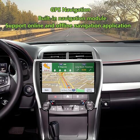 for Toyota Camry Radio Upgrade 2015-2017: Android 14 Car Stereo Replacement with Wireless CarPlay Android Auto - 10.2 Inch Touchscreen Head Unit GPS Navigation 2G+32G in Saudi Arabia