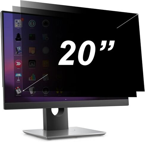 24 Inch Privacy Screen Filter for 16:9 Widescreen Monitor - Anti-Glare, Blue Light Blocking, Easy Installation | Desktop PC Privacy Shield in Saudi Arabia