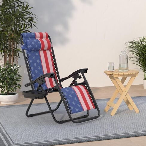 Best Choice Products Set of 2 Adjustable Steel Mesh Zero Gravity Lounge Chair Recliners w/Pillows and Cup Holder Trays, Black in Saudi Arabia