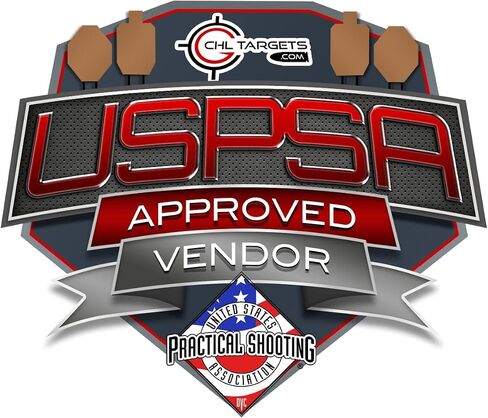 الأهداف الرسمية من الورق المقوى USPSA/IPSC، هدف جذع المنافسة، هدف إطلاق النار الظلي، أهداف الورق المقوى. صنع في الولايات المتحدة الأمريكية in Kuwait