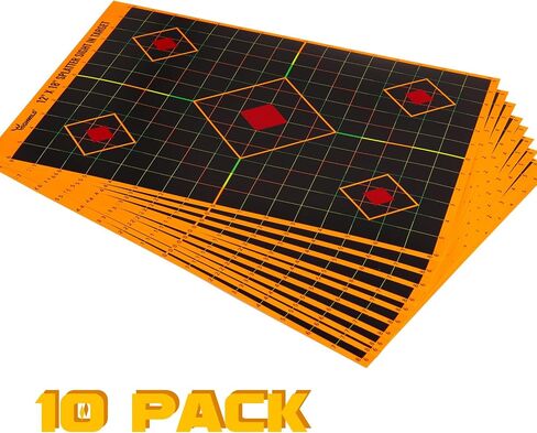 Highwild Sight in Splatter Paper Targets - Splash Effect of Multiple Colors - 12x18 Inch in Saudi Arabia