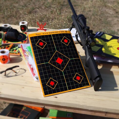 Highwild Sight in Splatter Paper Targets - Splash Effect of Multiple Colors - 12x18 Inch in Saudi Arabia
