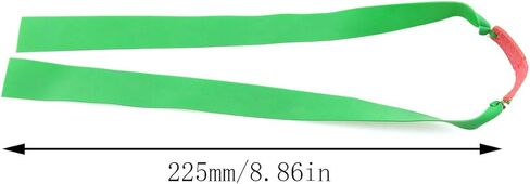 E-outstanding 12-Pack Slingshot Hunting شريط مطاطي مسطح قوي 0.6 مم مرونة عالية في الهواء الطلق المنجنيق اللاتكس المسطح المرن للرماية، أخضر in Kuwait