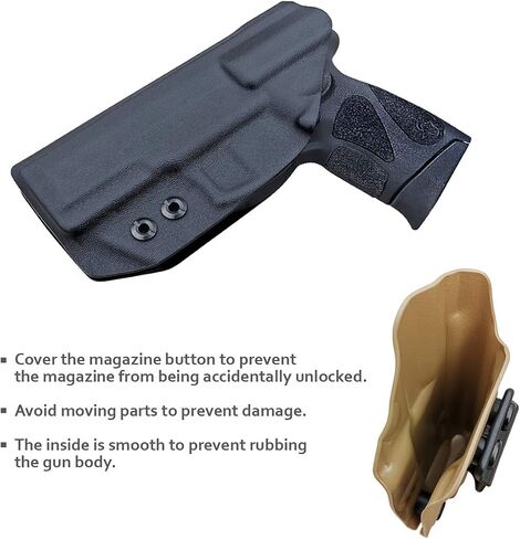 Taurus G3 IWB Kydex Holster Fit مخصص: مسدس Taurus G3 9mm / .40 - حزام الخصر الداخلي - Adj. غير قادر على الاحتفاظ in Kuwait
