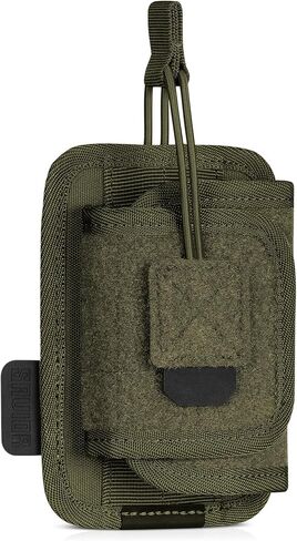 Savior Equipment Tactical Pistol Holder Revolver Holster Universal Carrier to Fit Most Handguns with Mounted Light/Laser/Sight/Optics, Paracord Retention Strap, Hook-Backed Panel in Saudi Arabia