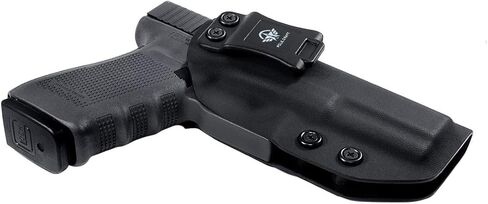POLE.CRAFT IWB Kydex Holster يناسب حسب الطلب: Glock 21 / Glock 20 (Gen 3 4 5) & Glock 22 Gen 5 - حامل حزام الخصر الداخلي - Adj. عدم القدرة على الاحتفاظ - زر الغطاء المغناطيسي - عدم التآكل - عدم وجود اهتزاز in Kuwait
