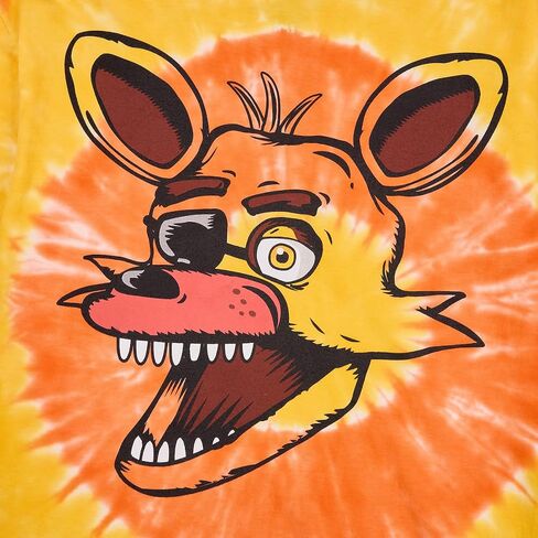 Five Nights at Freddy's Foxy Men's Orange Short Sleeve Tee in Saudi Arabia
