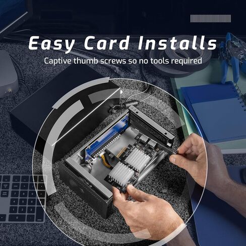 OWC Mercury Helios 5S Thunderbolt™ 5 (USB-C) External PCIe and Connectivity Expansion Solution with 3 TB5 80GB Ports in Saudi Arabia
