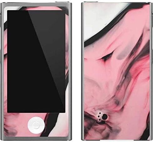 Skinit Decal MP3 Player Skin Compatible with iPod Nano (7th Gen&2012) - Originally Designed Pink Marble Ink Design in Saudi Arabia