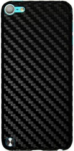 ArmorSuit MilitaryShield Black Carbon Fiber Skin Wrap Film + HD Clear Screen Protector for Apple iPod Touch 5th Generation - Anti-Bubble Film in Saudi Arabia