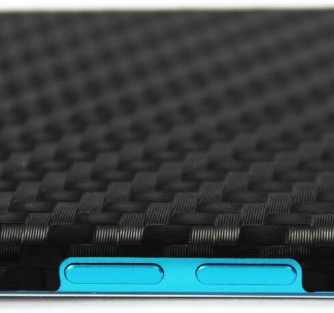 ArmorSuit MilitaryShield Black Carbon Fiber Skin Wrap Film + HD Clear Screen Protector for Apple iPod Touch 5th Generation - Anti-Bubble Film in Saudi Arabia