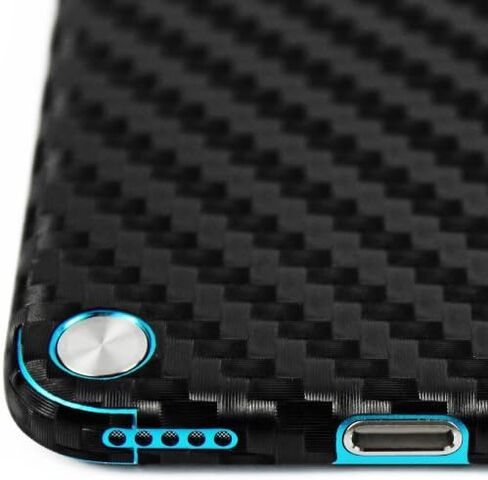 ArmorSuit MilitaryShield Black Carbon Fiber Skin Wrap Film + HD Clear Screen Protector for Apple iPod Touch 5th Generation - Anti-Bubble Film in Saudi Arabia