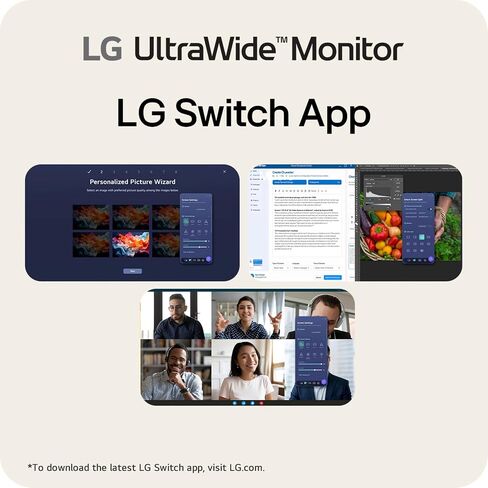 LG 34U530A-W شاشة كمبيوتر عريضة مقاس 34 بوصة WFHD (2560 × 1080) IPS عريضة، 100 هرتز، VESA DisplayHDR 400، HDMI، منفذ DisplayPort، USB من النوع C، حامل إمالة/ارتفاع/دوار، أبيض in Kuwait
