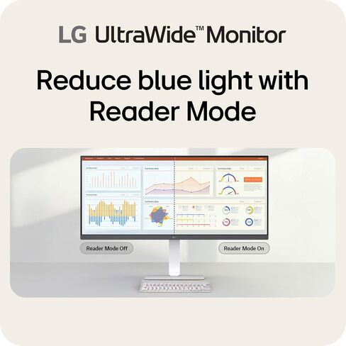 LG 34U530A-W 34-inch UltraWide WFHD (2560 x 1080) IPS Wide Computer Monitor, 100Hz, VESA DisplayHDR 400, HDMI, DisplayPort, USB Type-C, Tilt/Height/Swivel Stand, White in Saudi Arabia