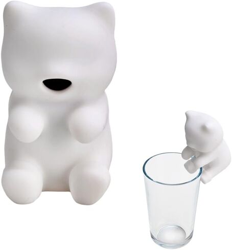 Mini Cat Shape Drink Cooler, Low-noise Fan Technology Tiny 3-Minute Rapid Water Chiller, Cute Beverage Cooling Device for Coffee Tea Hot Water in Saudi Arabia