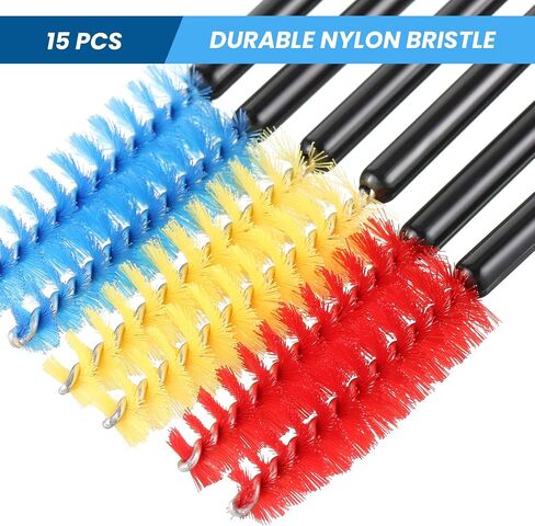 Hummingbird Feeder Parts Cleaning Brush Mini Nylon Brush Set (30, Red, Blue, Yellow) in Kuwait